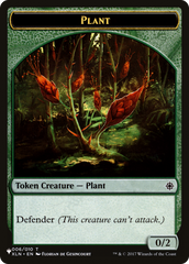 Food // Plant Double-Sided Token [The List] | Black Swamp Games