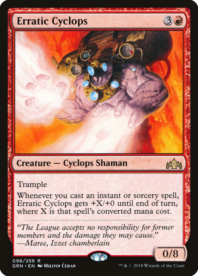 Erratic Cyclops [Guilds of Ravnica] | Black Swamp Games