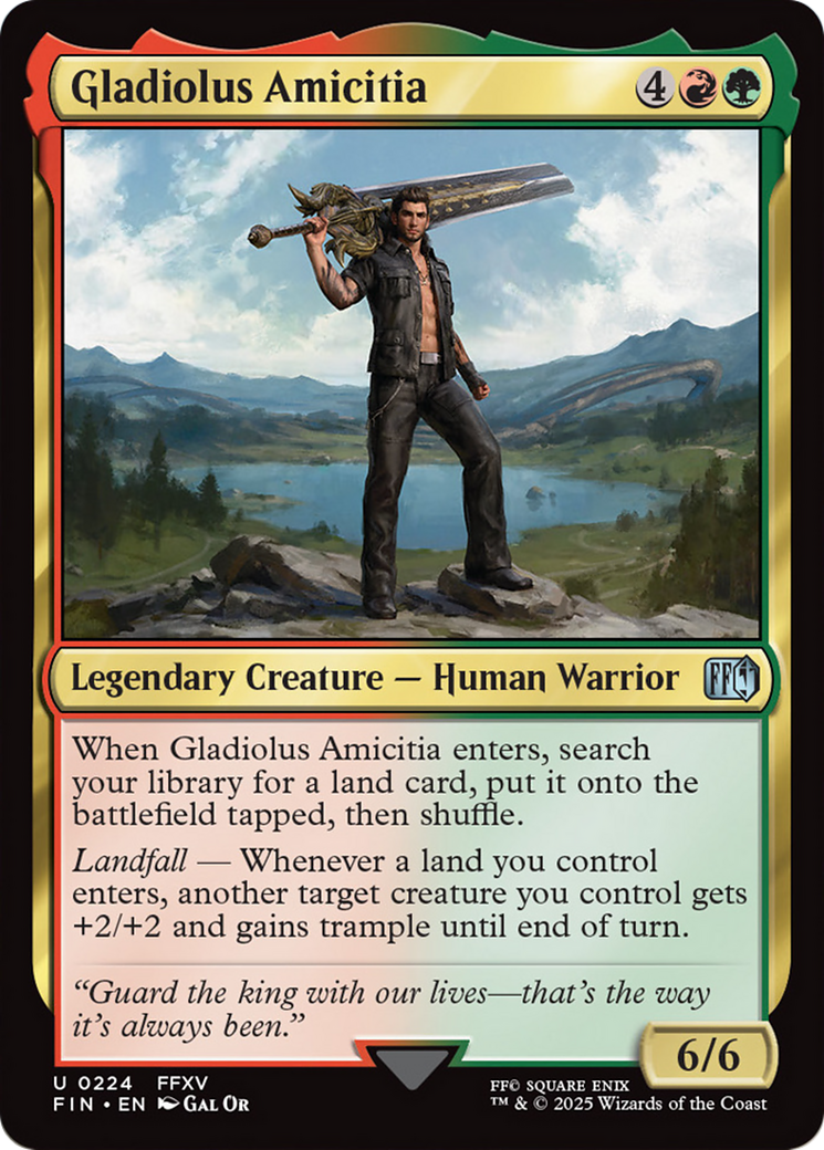 Gladiolus Amicitia [FINAL FANTASY] | Black Swamp Games