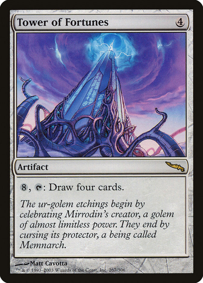 Tower of Fortunes [Mirrodin] | Black Swamp Games