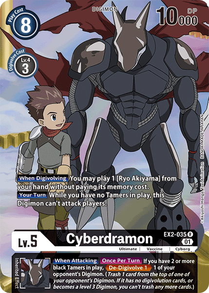 Cyberdramon [EX2-035] (Alternate Art) [Digital Hazard] | Black Swamp Games