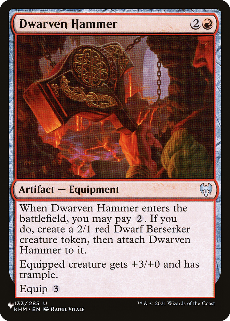 Dwarven Hammer [The List] | Black Swamp Games