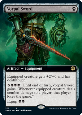 Vorpal Sword (Extended Art) [Dungeons & Dragons: Adventures in the Forgotten Realms] | Black Swamp Games