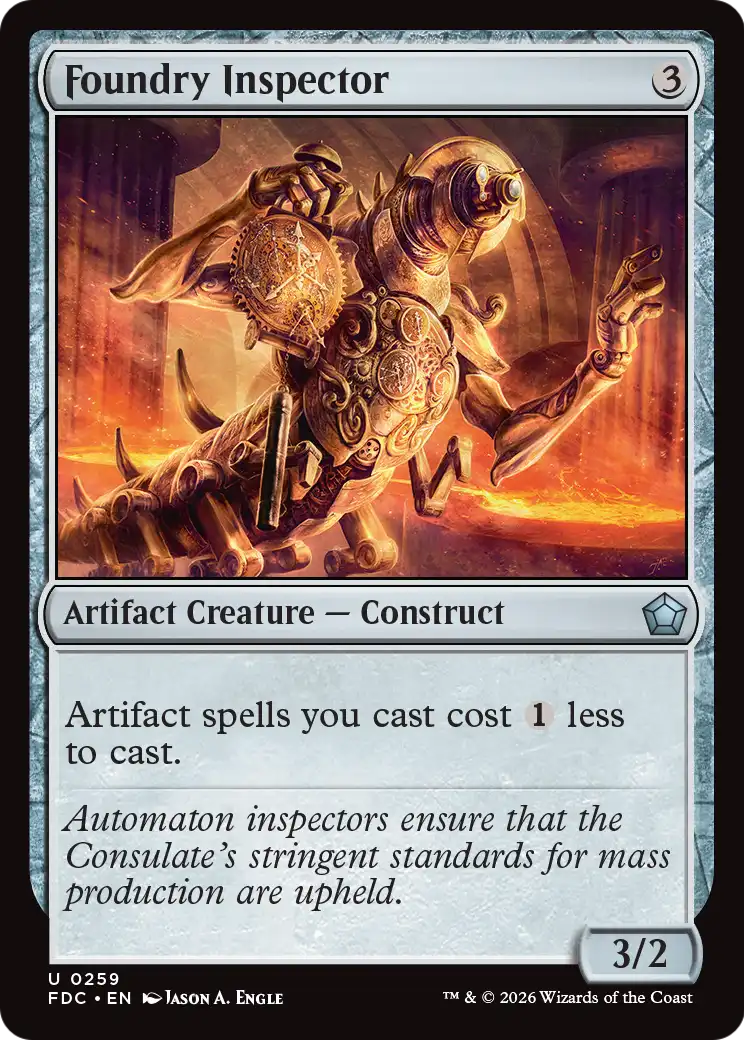 Foundry Inspector [Foundations Commander] | Black Swamp Games