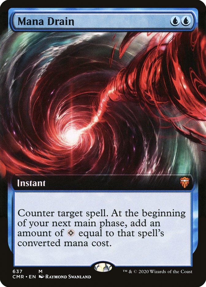 Mana Drain (Extended Art) [Commander Legends] | Black Swamp Games