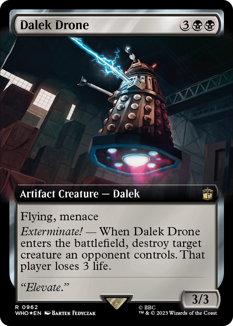 Dalek Drone (Extended Art) (Surge Foil) [Doctor Who] | Black Swamp Games