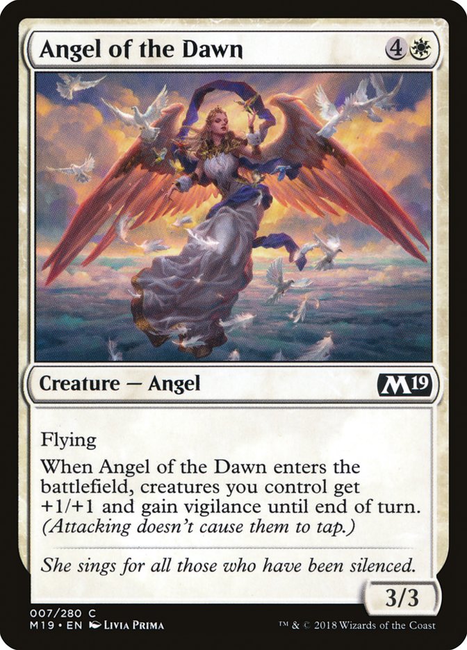 Angel of the Dawn [Core Set 2019] | Black Swamp Games
