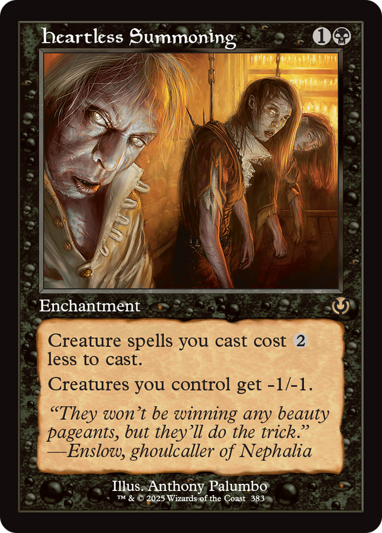 Heartless Summoning (Retro Frame) [Innistrad Remastered] | Black Swamp Games