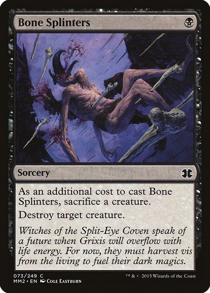 Bone Splinters [Modern Masters 2015] | Black Swamp Games