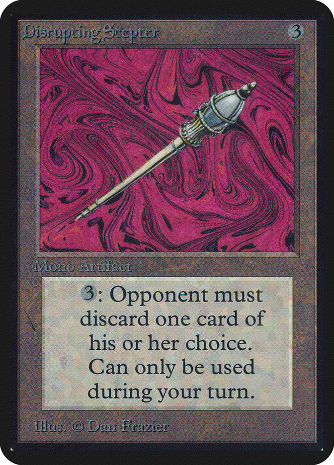 Disrupting Scepter [Alpha Edition] | Black Swamp Games
