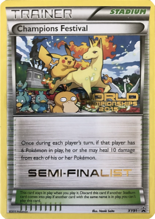 Champions Festival (XY91) (2015 Semi-Finalist) [XY: Black Star Promos] | Black Swamp Games