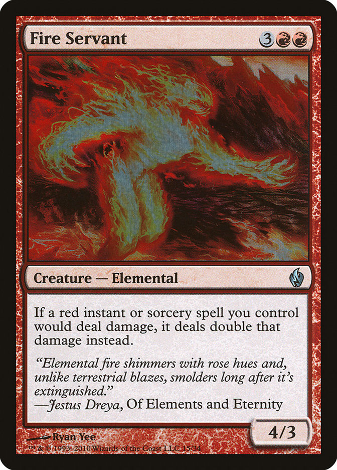 Fire Servant [Premium Deck Series: Fire and Lightning] | Black Swamp Games