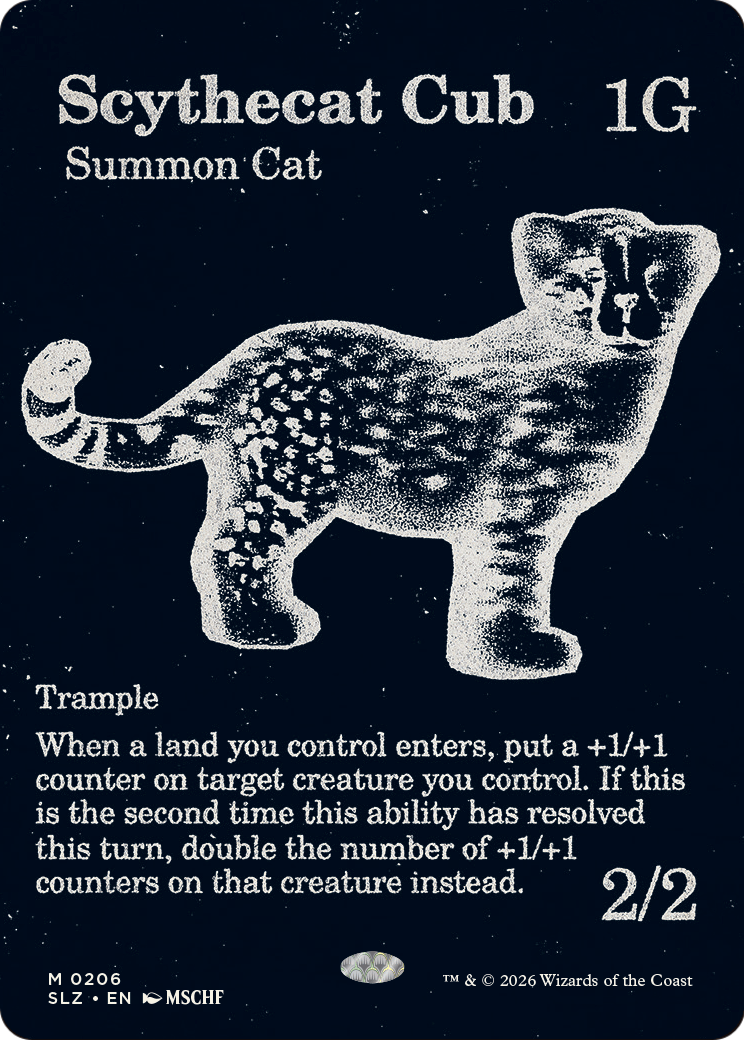 Scythecat Cub (0206) [Secret Lair x MSCHF: The Zeta Set] | Black Swamp Games