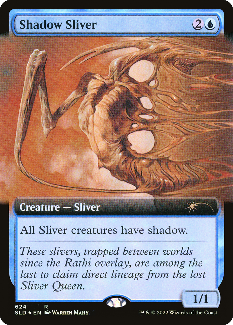 Shadow Sliver (Extended Art) [Secret Lair Drop Promos] | Black Swamp Games