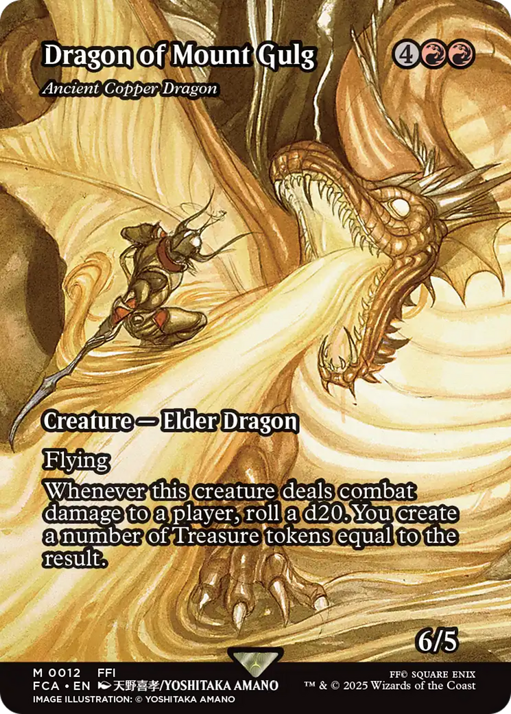 Dragon of Mount Gulg - Ancient Copper Dragon (Showcase) [FINAL FANTASY : Through the Ages] | Black Swamp Games