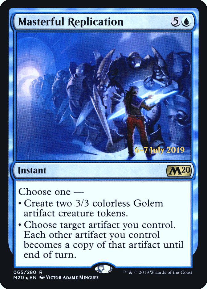 Masterful Replication [Core Set 2020 Prerelease Promos] | Black Swamp Games