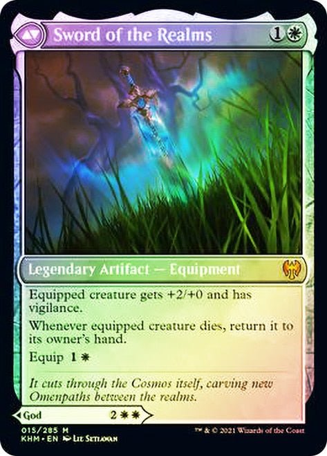Halvar, God of Battle // Sword of the Realms [Kaldheim Prerelease Promos] | Black Swamp Games