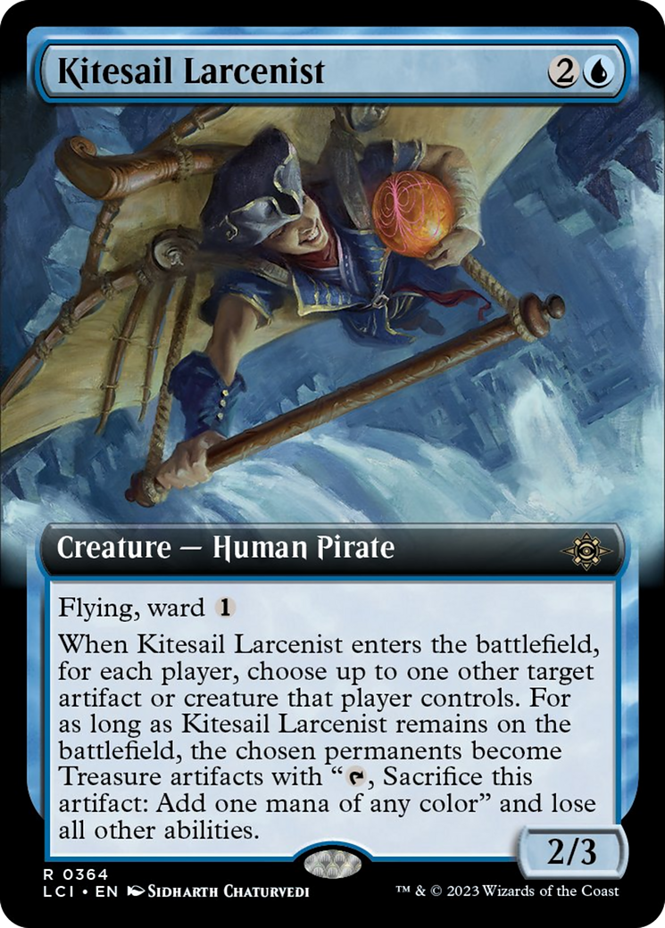 Kitesail Larcenist (Extended Art) [The Lost Caverns of Ixalan] | Black Swamp Games