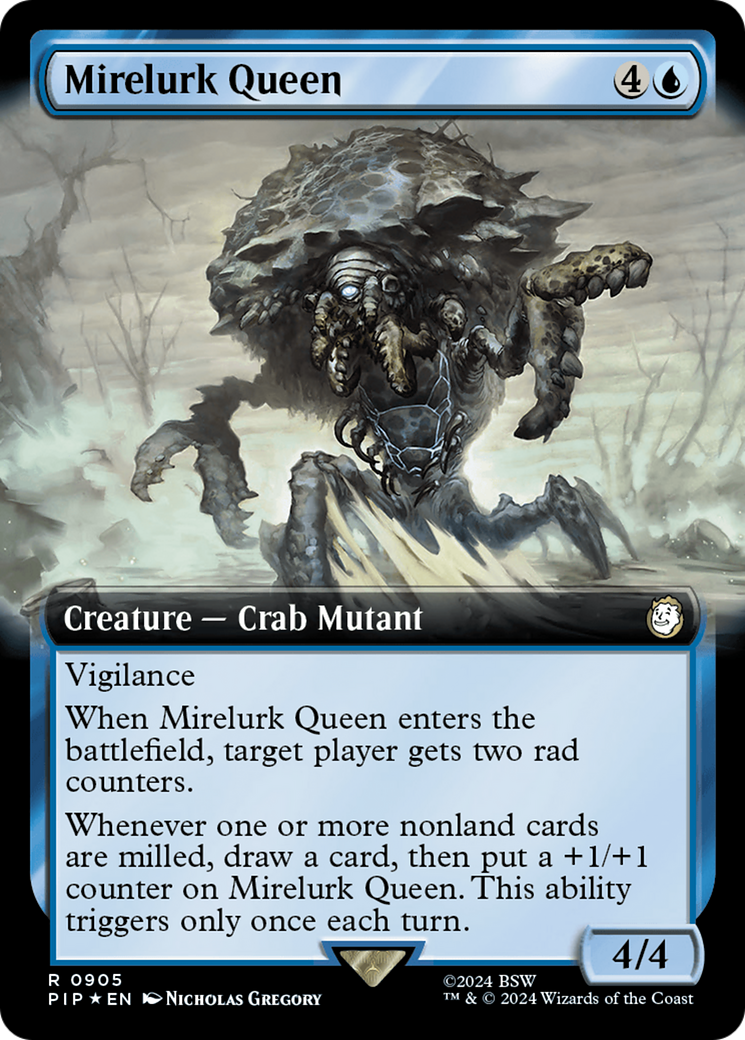 Mirelurk Queen (Extended Art) (Surge Foil) [Fallout] | Black Swamp Games