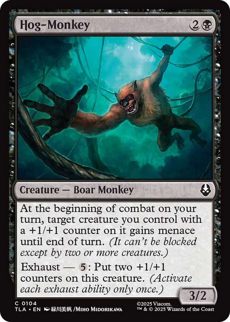 Hog-Monkey [Avatar: The Last Airbender] | Black Swamp Games