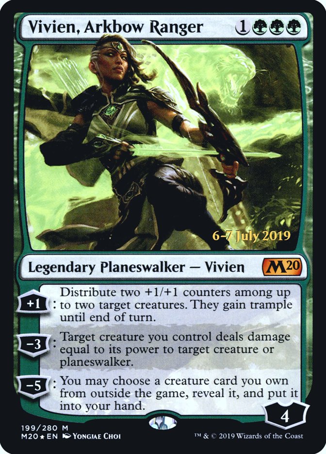 Vivien, Arkbow Ranger [Core Set 2020 Prerelease Promos] | Black Swamp Games