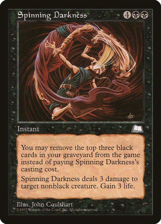 Spinning Darkness [Weatherlight] | Black Swamp Games