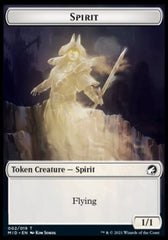 Spirit // Devil Double-Sided Token [Innistrad: Midnight Hunt Tokens] | Black Swamp Games