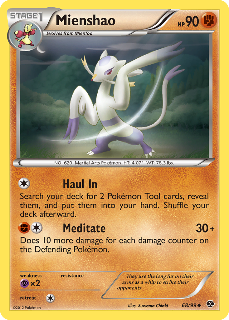 Mienshao (68/99) [Black & White: Next Destinies] | Black Swamp Games