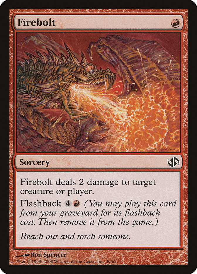 Firebolt [Duel Decks: Jace vs. Chandra] | Black Swamp Games