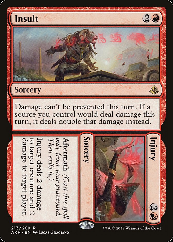 Insult // Injury [Amonkhet] | Black Swamp Games