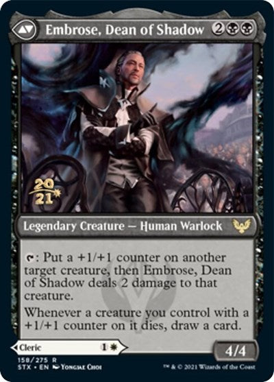 Shaile, Dean of Radiance // Embrose, Dean of Shadow [Strixhaven: School of Mages Prerelease Promos] | Black Swamp Games