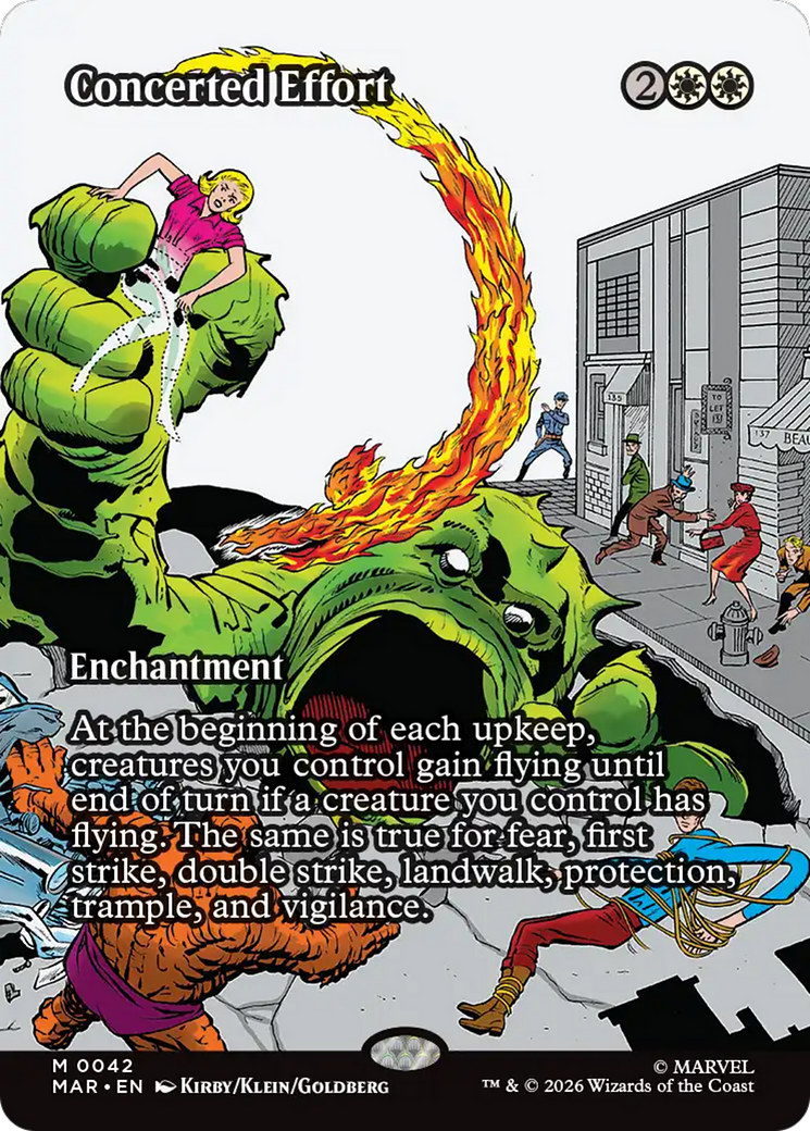 Concerted Effort (Borderless) [Marvel Universe: Eternal-Legal] | Black Swamp Games