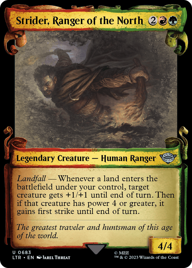 Strider, Ranger of the North [The Lord of the Rings: Tales of Middle-Earth Showcase Scrolls] | Black Swamp Games