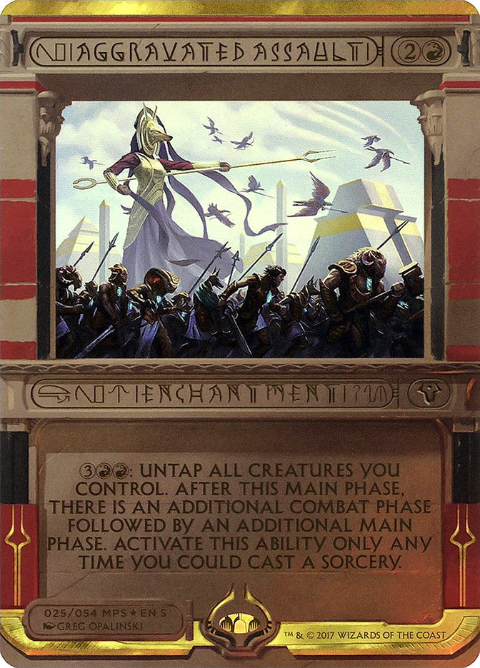 Aggravated Assault (Invocation) [Amonkhet Invocations] | Black Swamp Games