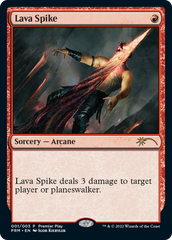 Lava Spike (Premier Play) [Pro Tour Promos] | Black Swamp Games