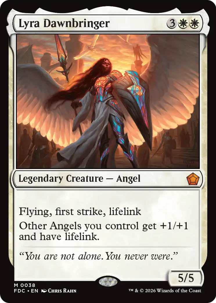 Lyra Dawnbringer [Foundations Commander] | Black Swamp Games