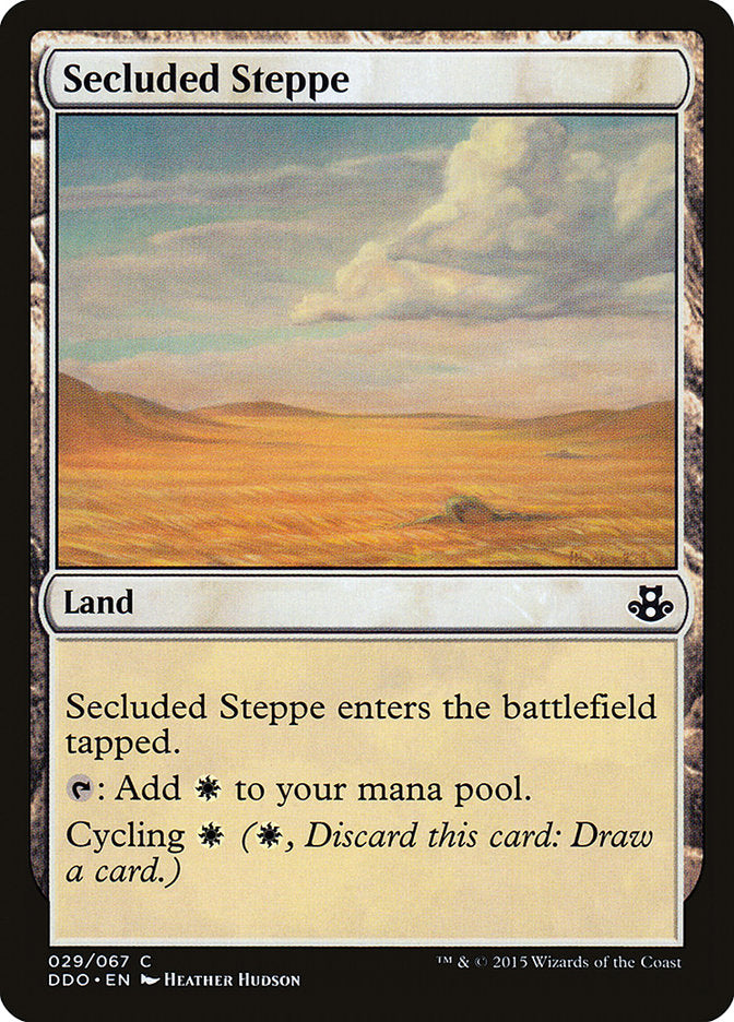 Secluded Steppe [Duel Decks: Elspeth vs. Kiora] | Black Swamp Games