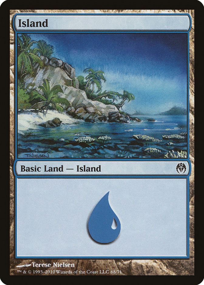 Island (68) [Duel Decks: Phyrexia vs. the Coalition] | Black Swamp Games