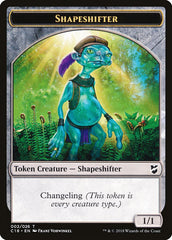 Zombie // Shapeshifter Double-Sided Token [Commander 2018 Tokens] | Black Swamp Games