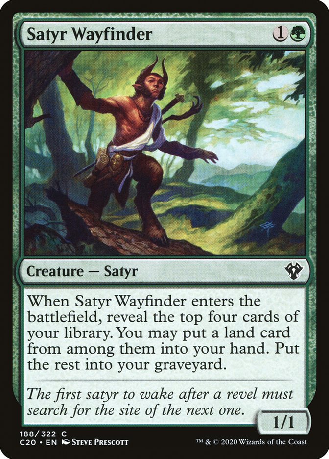 Satyr Wayfinder [Commander 2020] | Black Swamp Games