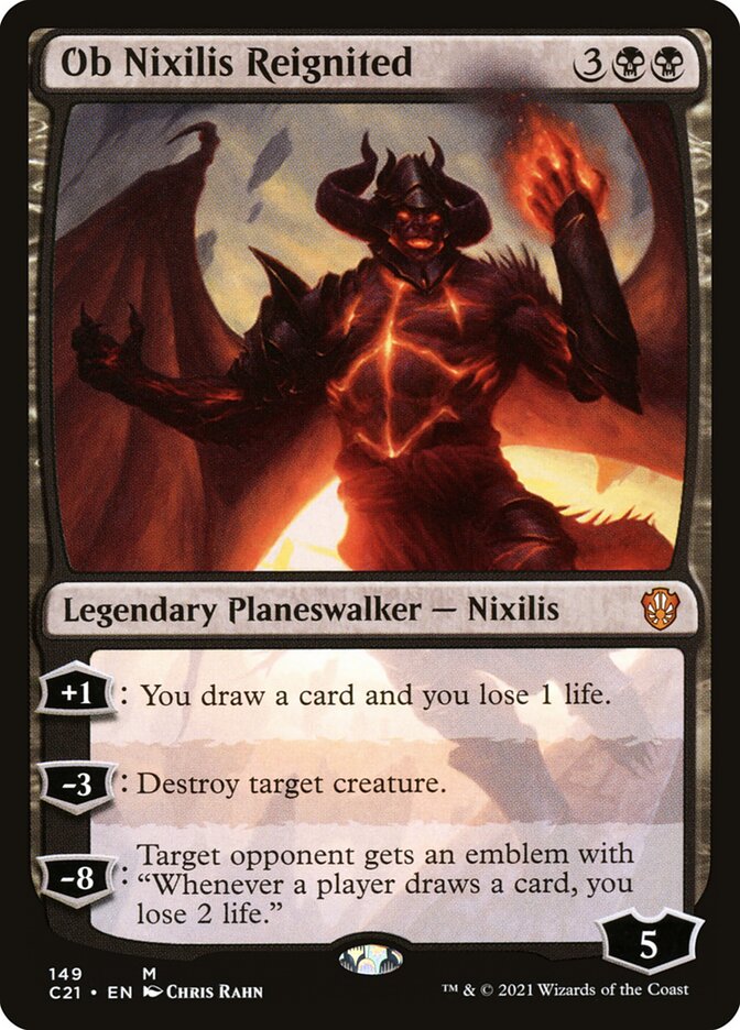 Ob Nixilis Reignited [Commander 2021] | Black Swamp Games