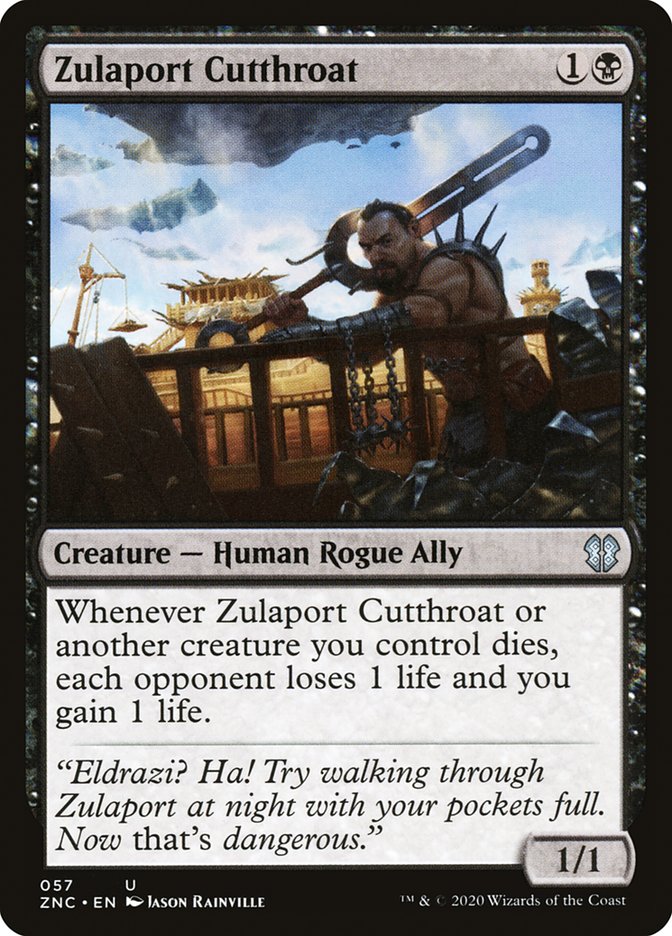 Zulaport Cutthroat [Zendikar Rising Commander] | Black Swamp Games