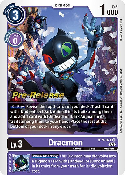 Dracmon [BT9-071] [X Record Pre-Release Promos] | Black Swamp Games