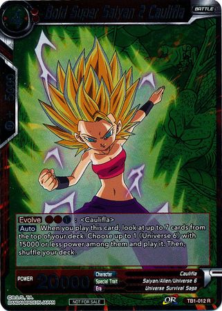 Bold Super Saiyan 2 Caulifla (Event Pack 2 - 2018) (TB1-012) [Promotion Cards] | Black Swamp Games