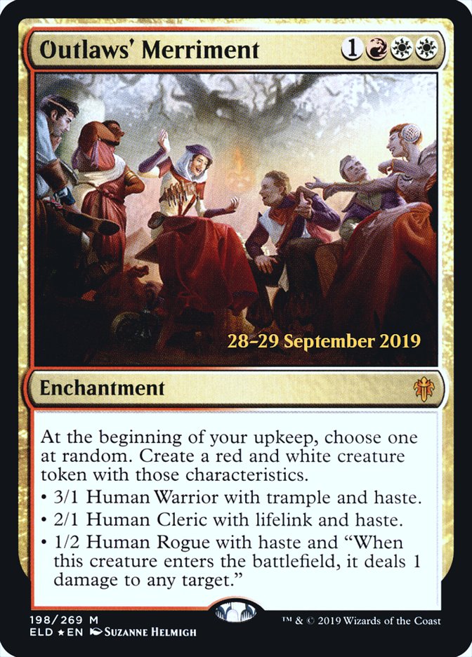 Outlaws' Merriment [Throne of Eldraine Prerelease Promos] | Black Swamp Games