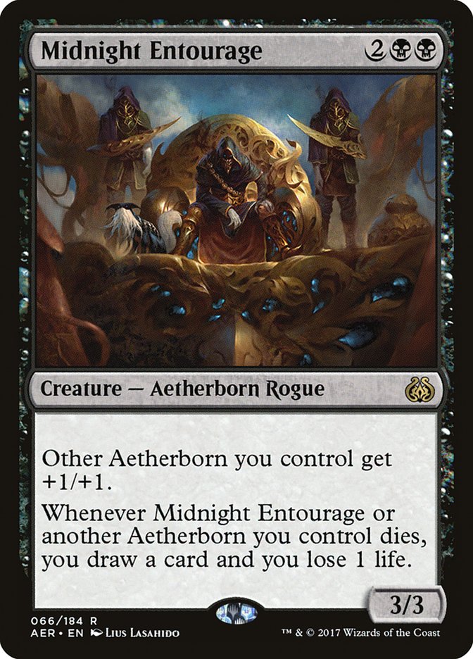 Midnight Entourage [Aether Revolt] | Black Swamp Games