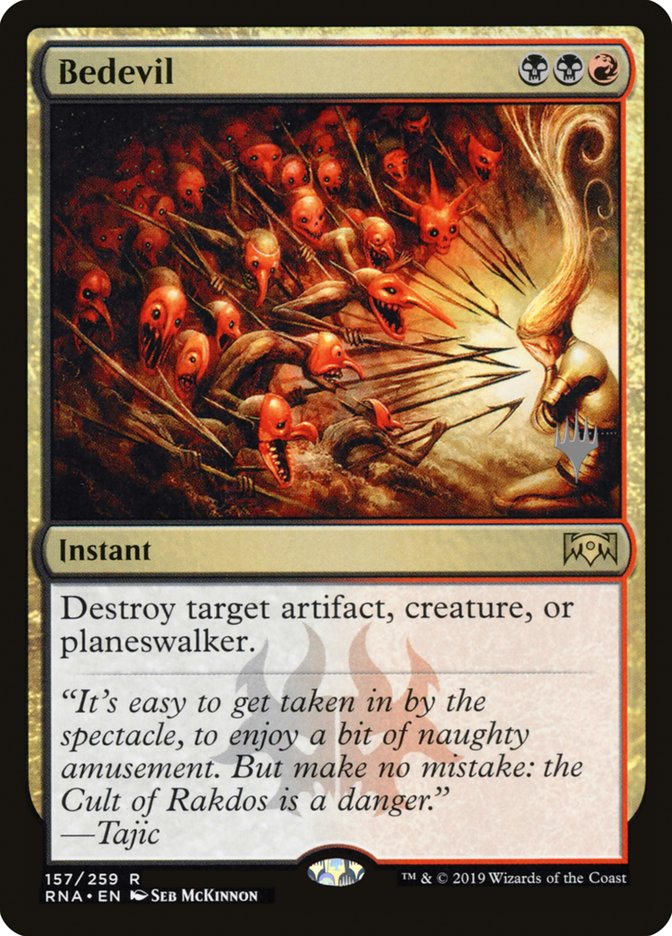 Bedevil (Promo Pack) [Ravnica Allegiance Promos] | Black Swamp Games