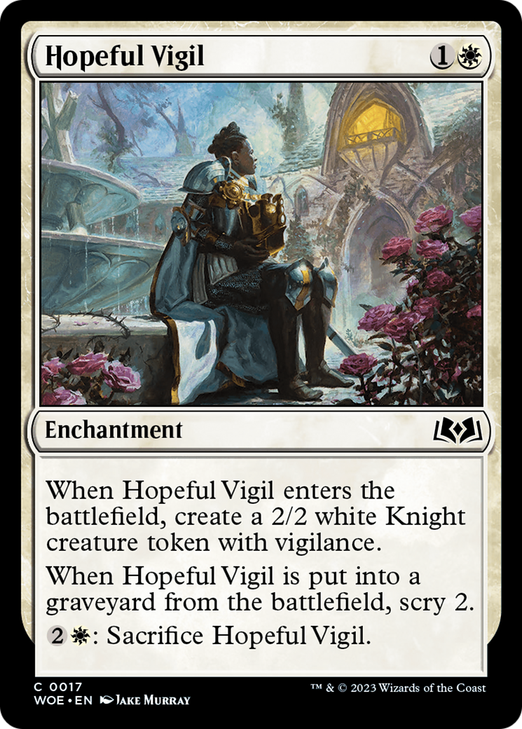 Hopeful Vigil [Wilds of Eldraine] | Black Swamp Games