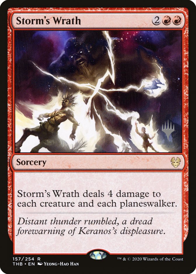 Storm's Wrath (Promo Pack) [Theros Beyond Death Promos] | Black Swamp Games