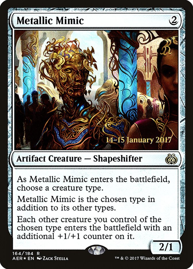 Metallic Mimic [Aether Revolt Prerelease Promos] | Black Swamp Games